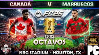 SIMULANDO | CANADA VS MARRUECOS | OCTAVOS | MUNDIAL 2026