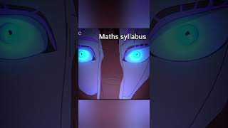 me vs chatGPT vs maths syllabus