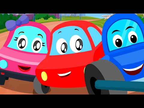 Selfie Song - Fun Nursery Rhymes And Car Cartoon Videos