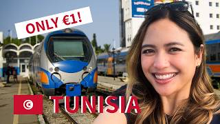 Only €1?! My First Train Ride in North Africa 🇹🇳 (SHOCKING!)