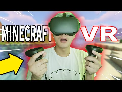 Pumasok AKO sa MINECRAFT!!! (SOBRANG GANDA) || MINECRAFT VR