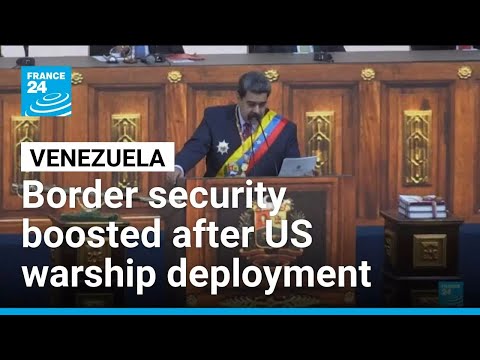 YouTube video thumbnail: Venezuela Builds up Border Security in Response to Deployment of US Warships