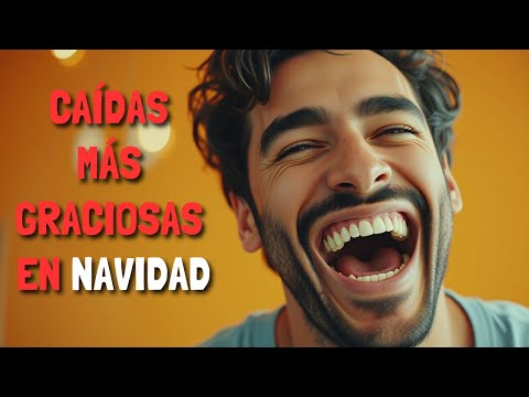 Caídas más GRACIOSAS en NAVIDAD