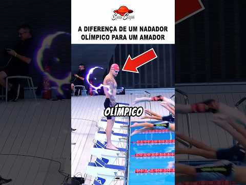 NADADOR OLÍMPICO Vs AMADOR #shorts #olimpiadas