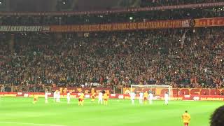 Galatasaray Karagümrük Gomis’in penaltı golü tribün çekimi