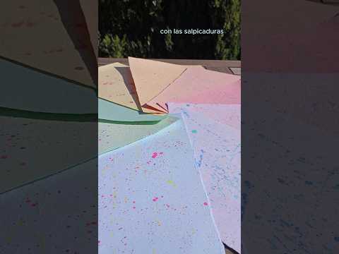 Etiquetas con acuarela de papel reciclado