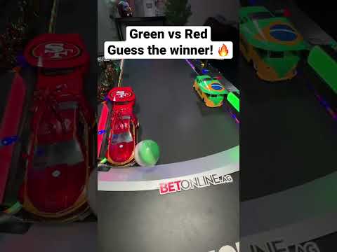 GREEN vs RED 🔥 treadmill battle 🔥 marvel nfl Mariokart Pokémon muscle cars coke energy drink