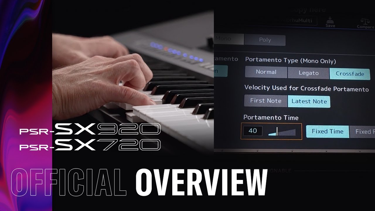 Yamaha PSR-SX720 - Video