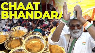 Chaat King India का Biggest Bhandara 😍 | Tedhi Puliya Lucknow | Free Chaat for Everyone