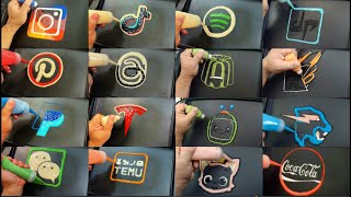 Pancake Art Battle: Famous Brand Logos vs Youtube Logos