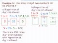 Counting Principles and Combinations