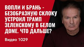 Вопли и брань - безобразную склоку устроил Трамп Зеленскому в Белом доме / Что дальше? /№1029/ Швец
