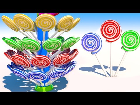 Learning Colors with 3D Lollipops Tree