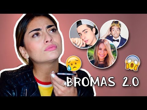 BROMAS TELEFÓNICAS 2.0 a Youtubers | La Mafe Mendez