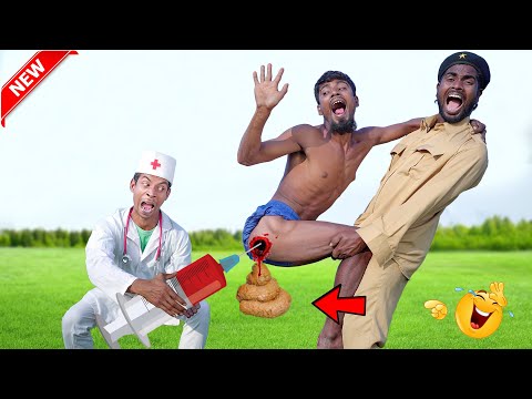 New Exclusive Trending Comedy Video 2024 Very Special Amazing Funny Video 2024Injection Comedy E347