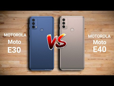 (ENGLISH) Motorola Moto E30 vs Motorola Moto E40