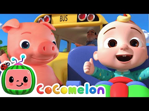 Wheels on the Bus | CoComelon Nursery Rhymes and Songs | Kids Happy Place