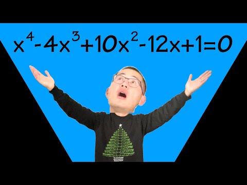 You probably haven't solved a quartic equation like this before!