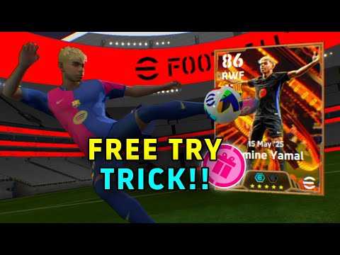 Trick To Get 106 Rated Lamine Yamal Blitz Curler Big Time in eFootball 2025 🔥