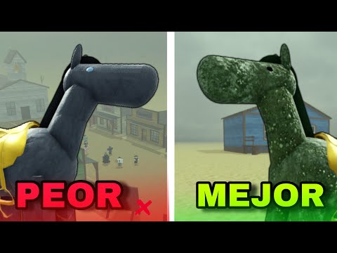Peor al mejor caballo del apocalipsis en Dead rails | Rieles muertos | Roblox.  #roblox #deadrails