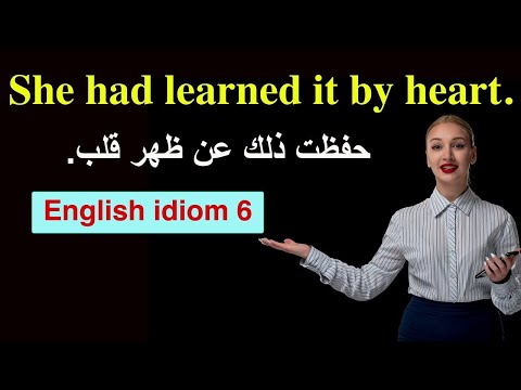 English Idioms 6 Learn by heart