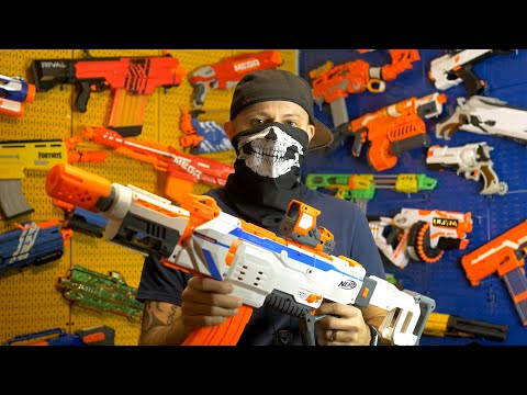 1 Hour of NERF GUN WAR!