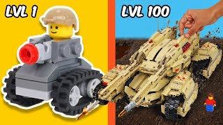 LEVEL 1 vs 100 LEGO BUILDER...