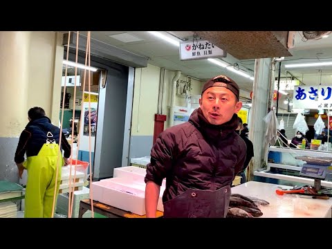 目利きのプロが働く市場で仕入れた魚で最強の巻き寿司を作る