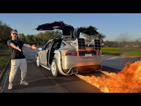World’s First Fire Breathing Tesla!