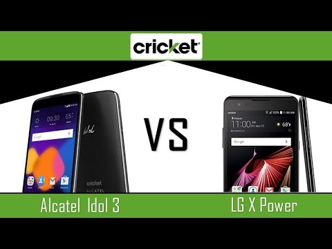 (ENGLISH) Alcatel Idol 3 VS LG X Power  for   cricket wireless