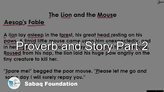 Proverb and Story  Part 2