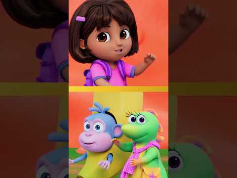 ¡Dora y Botas escalan un géiser de guayaba! #shorts