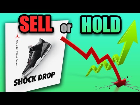 Should You SELL or HOLD The Jordan 3 Black Cement - Shock Drop