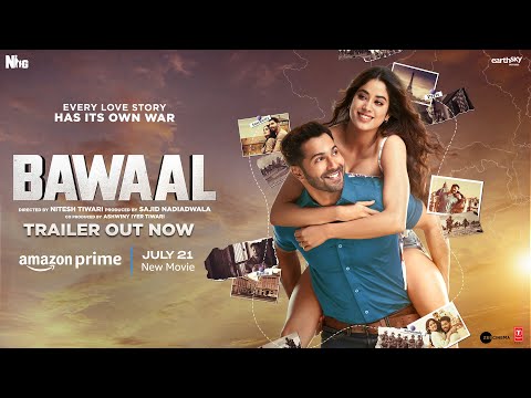 Bawaal - Official Trailer | Varun, Janhvi | Sajid Nadiadwala | Nitesh Tiwari | Prime Video India