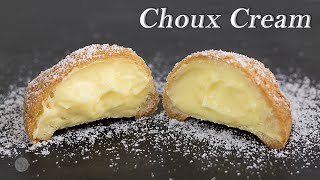 Choux Cream - Choux au Craquelin | Creme Ambassador | Receita Sandra Dias