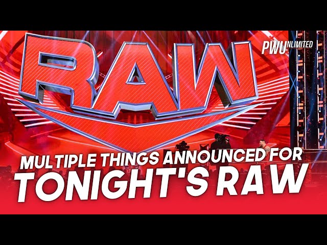 Multiple Things Announced For Tonight's Monday Night RAW