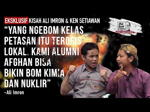 "YANG NGEBOM KELAS PETASAN ITU TERORIS LOKAL. KAMI ALUMNI AFGHAN BISA BIKIN BOM KIMIA & NUKLIR" (1)