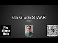 Navigating the 2023 6th Grade STAAR Math Test