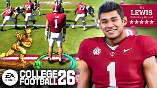 College Football 26! Playing My Entire Road To Glory Career..