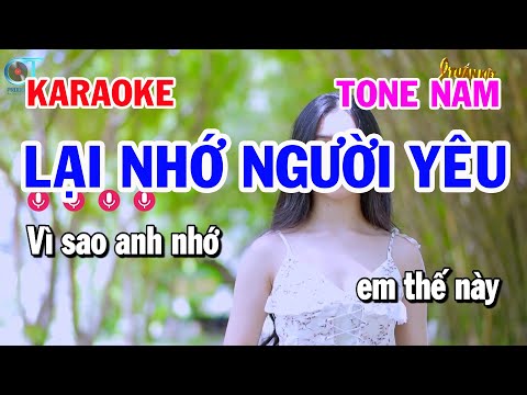 Karaoke Lại Nhớ Người Yêu – Tone Nam Nhạc Sống Rumba Hay