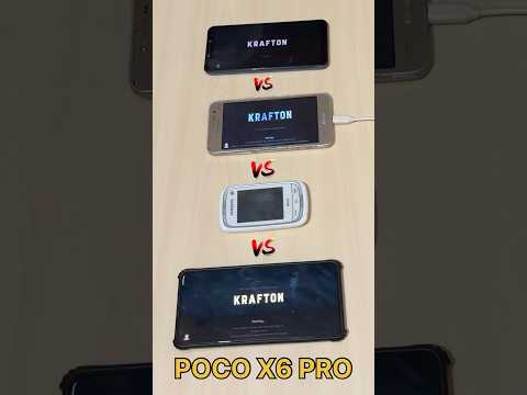 POCO X6 PRO😈Vs iPHONE 15 PRO💀Vs POCO F6PRO😱vs iQOO 12Vs 8GBvs4GBVs-PUBG TEST #pocox6pro #iphone
