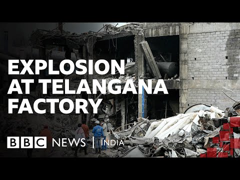 YouTube video thumbnail: At Least 38 die in Telangana Factory Disaster 