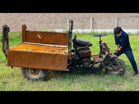 💡 Project To Restoration old Rusty Dump Truck // Completely Restore and Upgrade Dump Truck Like New