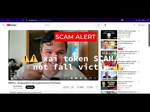 XAI308K Crypto Scam Alert: Beware of Fake Elon Crypto! | #XAI308K