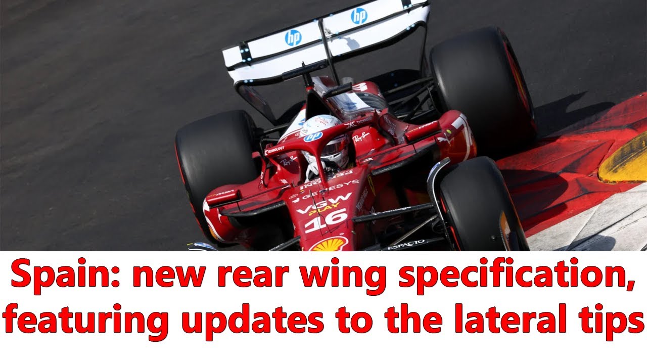 F1 Spain: Ferrari copies 'wavy' Haas rear endplate design; setup compromise to prevent floor wear