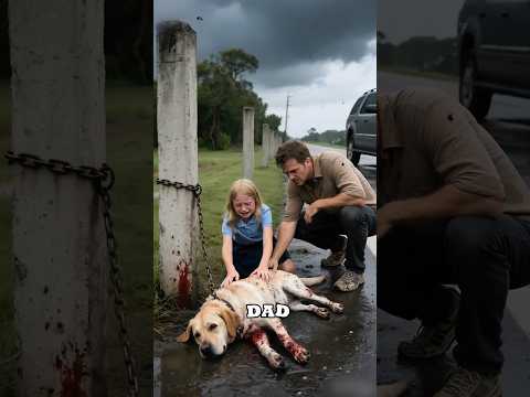 Little Girl Cries & Saves a Helpless Dog ๐ถ | Girl Saves Dog |#dog #animals #emotional #cute #loyalty