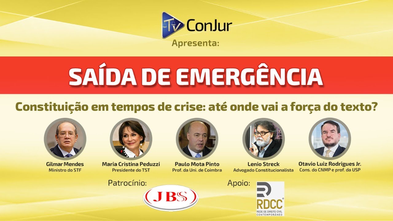 CONJUR – Saída de Emergência – Constituição em tempos de crise