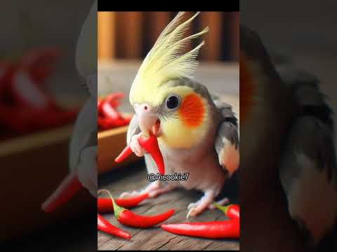 Cookie Chilli Adventure | AI Cookie Story🌶🍪 #cockatiel #cockatielsinging #birds #Aicookie7