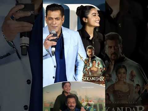 Salman Khan’s hilarious take on the age difference between him and Rashmika Mandanna!  #salmankhan