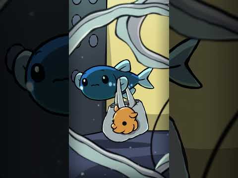 Slender Snipe Eel 🪱🐟 #animation #original #cartoon